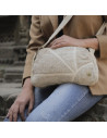 Sac à bandoulière en chanvre - sable