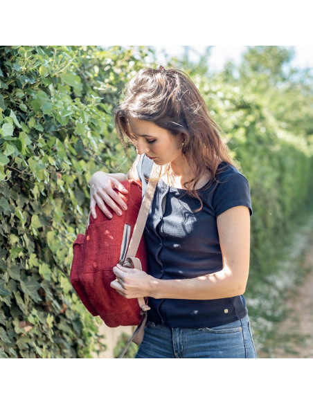 Sac à dos en chanvre