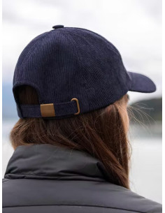 Casquette mixte bleue "L'essentielle"