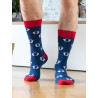 Chaussettes en coton - motif grenouilles