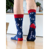 Chaussettes en coton - motif grenouilles