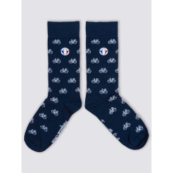 Chaussettes en coton - motif vélos